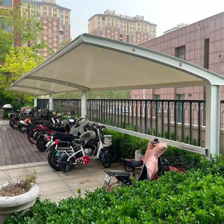 吉安县膜结构电动车棚